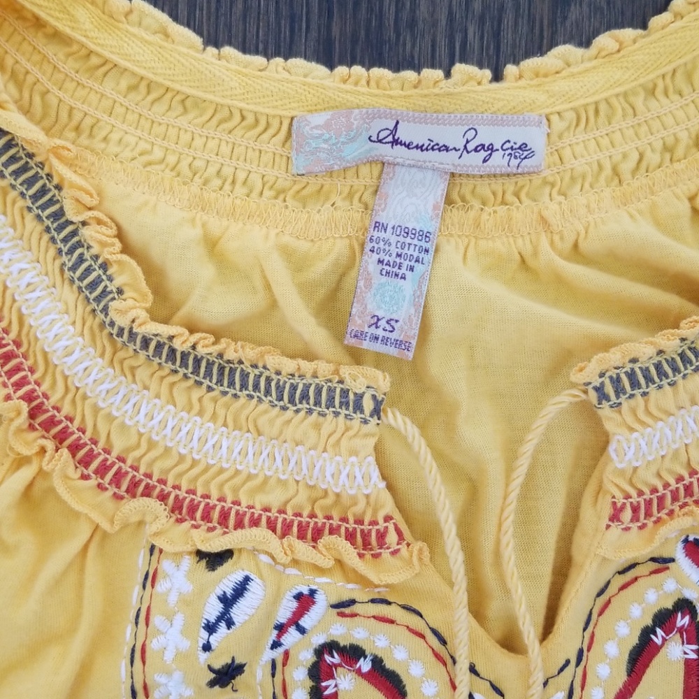 American Rag Embroided  Halter Top - Picture 3 of 6